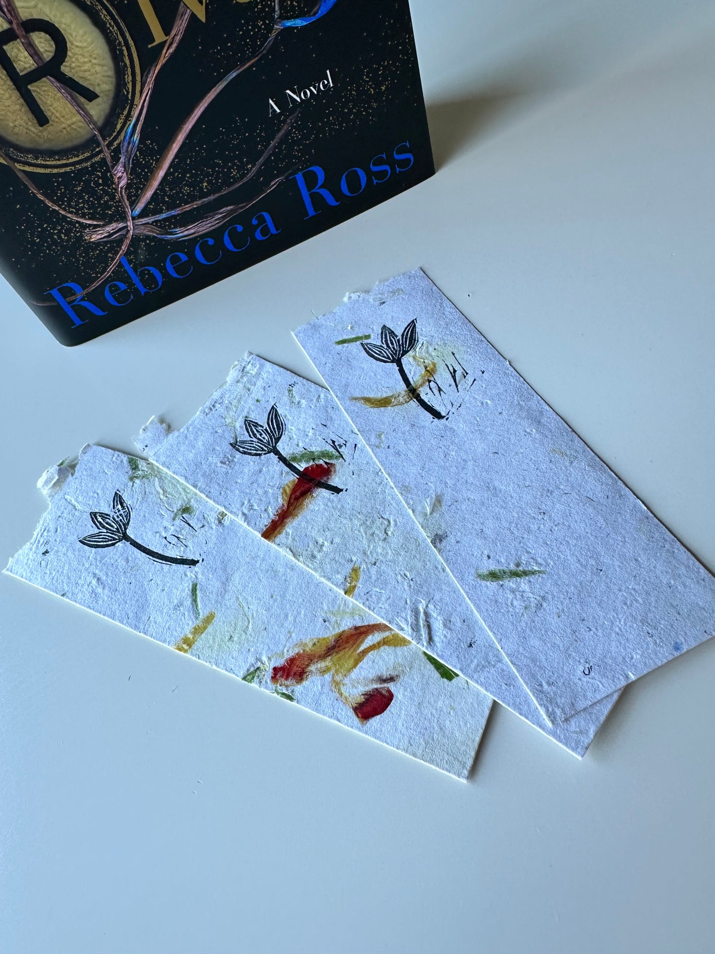 Tulip Handmade Paper Bookmarks