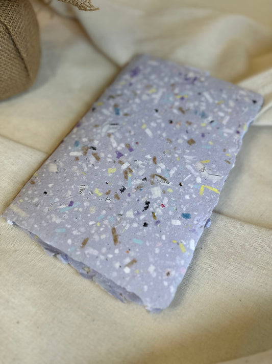 Handmade Paper Notebook- Confetti