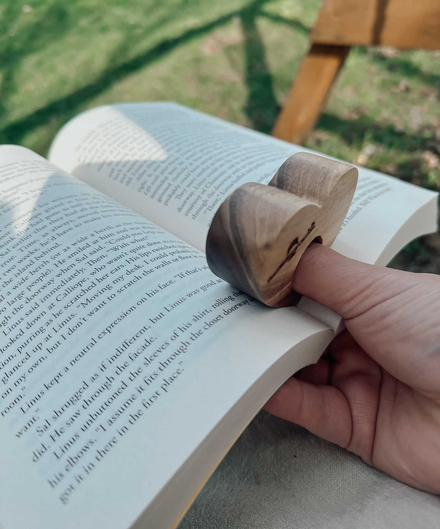 Heart Shaped Page Holder