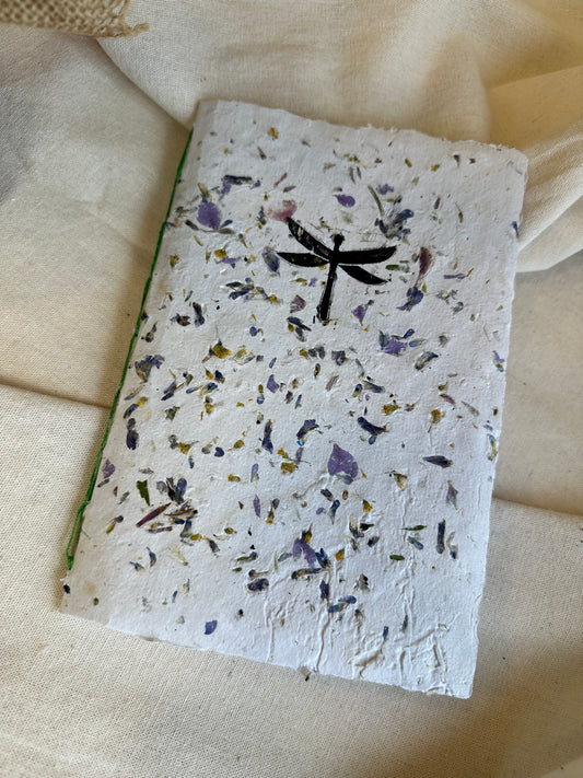 Handmade Paper Notebook- Wildflowers