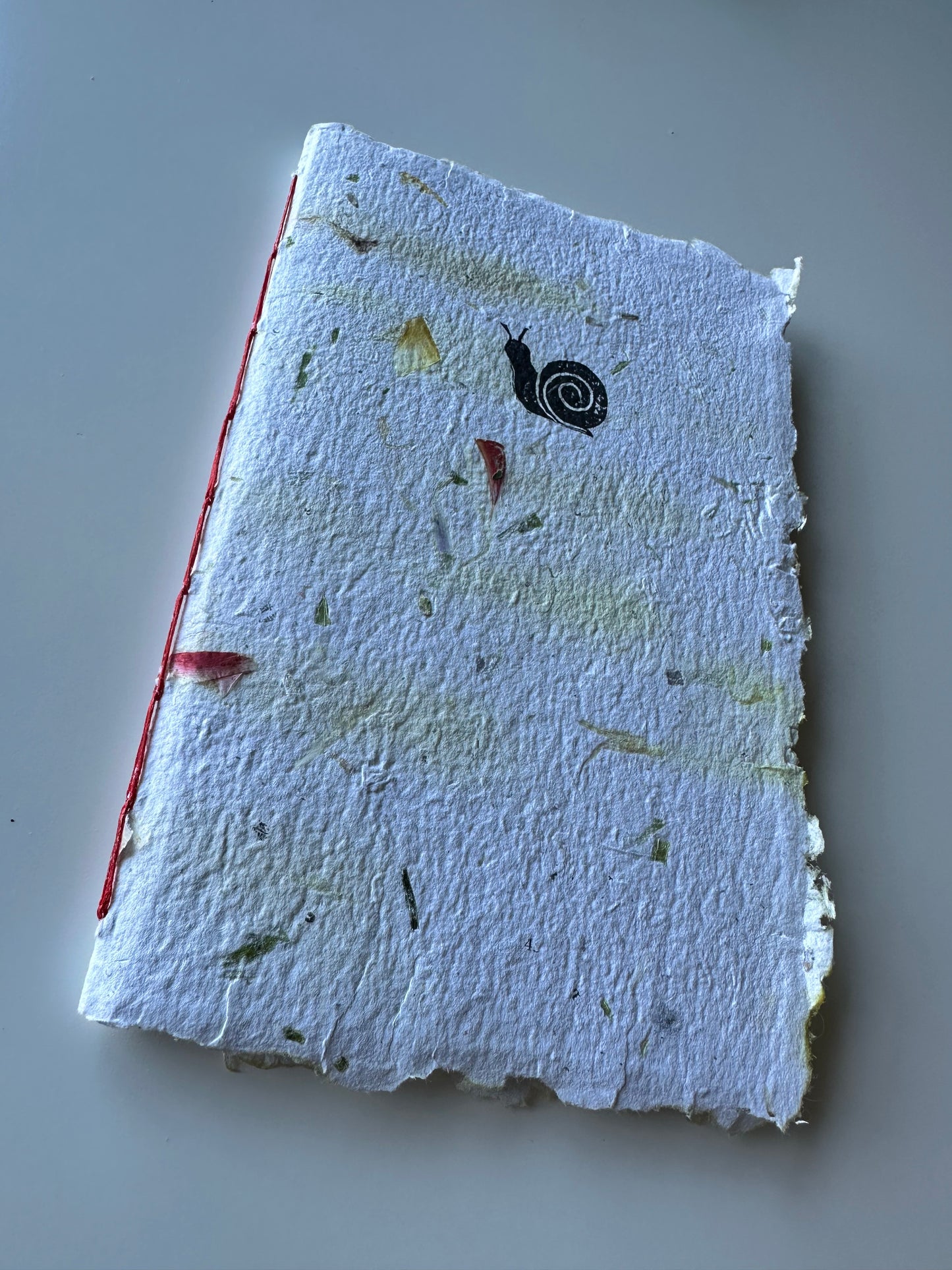 Tulip Handmade Paper Notebooks- Snail