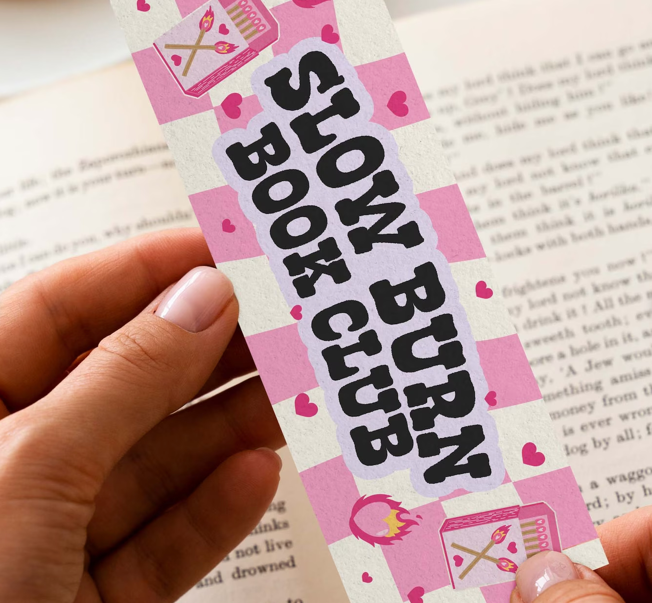 Smut bookmark, Slow burn book club, Gift for readers