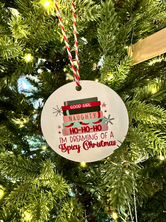 “I’m Dreaming of a Spicy Christmas” Tree Ornament