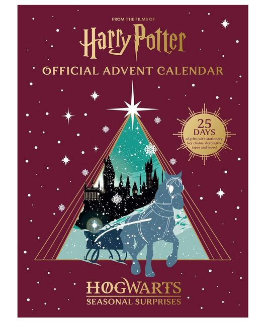 Harry Potter Official Advent Calendar Hogwarts Seasonal Surprises: 25 Days of Gifts, with Stationery, Key Chains, Washi Tapes and More!