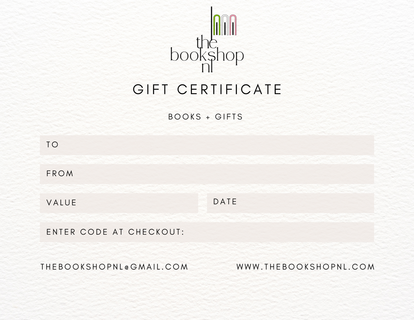 Gift Certificate