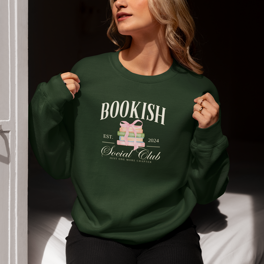 BOOKISH Social Club Crewneck Sweatshirt