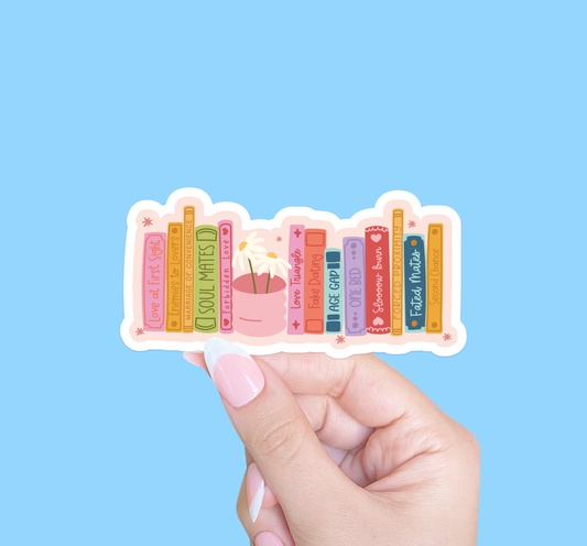 Book tropes sticker, Bookish sticker, Smut sticker, Booktok