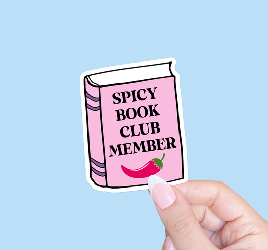 Spicy book club member, Kindle sticker, Smut sticker